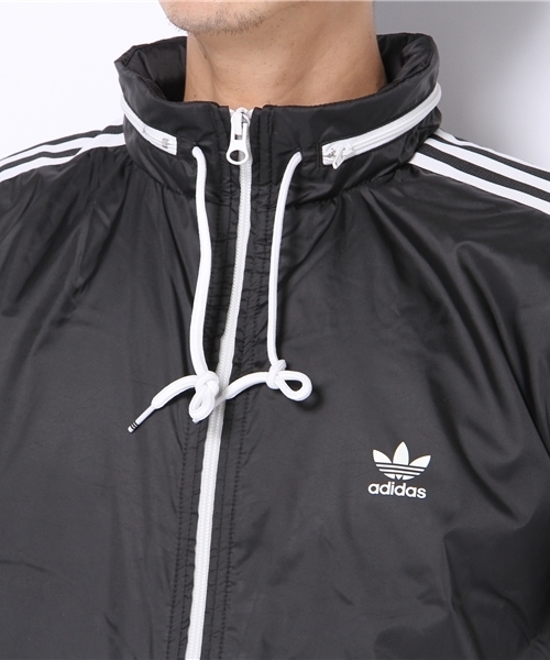 adidas Originals（アディダスオリジナルス）の「アディダス 中綿 ウィンドブレーカー ナイロン <adidas PADDED WB>（ナイロンジャケット・メンズ・ブラック・SMALL/MEDIUM/LARGE/X-LARGE）」の5枚目の写真