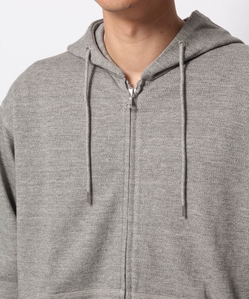 GLOBAL WORK（グローバルワーク）の「ツイルニットスウェットZIPパーカー/779308（パーカー・メンズ・ホワイト/グレー/ブラック・X-LARGE/LARGE/MEDIUM/SMALL）」の6枚目の写真