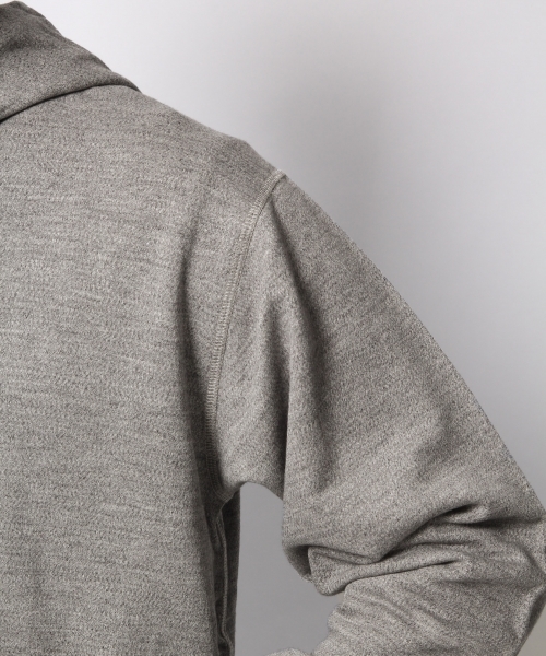 GLOBAL WORK（グローバルワーク）の「ツイルニットスウェットZIPパーカー/779308（パーカー・メンズ・ホワイト/グレー/ブラック・X-LARGE/LARGE/MEDIUM/SMALL）」の5枚目の写真