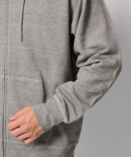 GLOBAL WORK（グローバルワーク）の「ツイルニットスウェットZIPパーカー/779308（パーカー・メンズ・ホワイト/グレー/ブラック・X-LARGE/LARGE/MEDIUM/SMALL）」の8枚目の写真