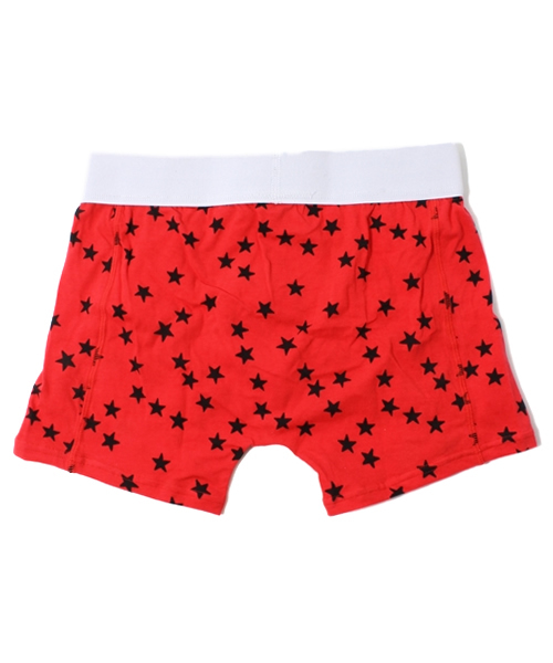 AMERICAN RAG CIE(アメリカンラグシー)の「RESTERODS レステロッズ 星柄トランクス / 106-RES-GUNNAR STARS(ボクサーパンツ・メンズ・ネイビー/レッド・SMALL/MEDIUM)」の3枚目の写真