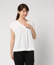 通勤にも使える！汗ジミ対策＆制菌加工ＶネックＴシャツ