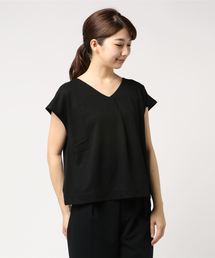 通勤にも使える!汗ジミ対策&制菌加工VネックTシャツ