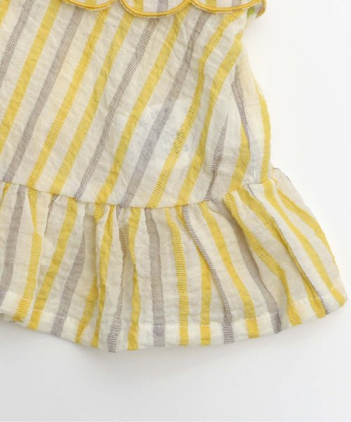 Petit jam（プチジャム）の「タンクトップとストライプのキャミソールセット（タンクトップ・キッズ・イエロー/ブルー・90/100/110/120/80/130/95/70）」の11枚目の写真
