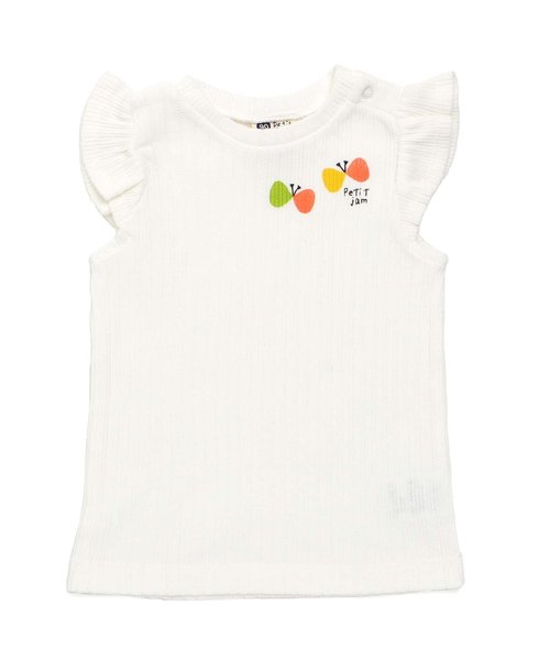 Petit jam（プチジャム）の「タンクトップとストライプのキャミソールセット（タンクトップ・キッズ・イエロー/ブルー・90/100/110/120/80/130/95/70）」の7枚目の写真