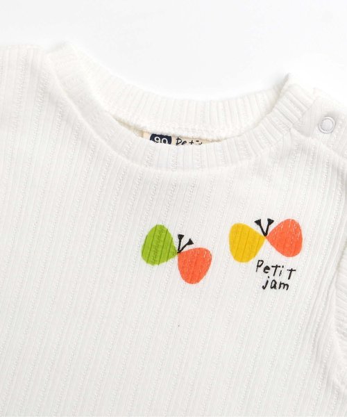 Petit jam（プチジャム）の「タンクトップとストライプのキャミソールセット（タンクトップ・キッズ・イエロー/ブルー・90/100/110/120/80/130/95/70）」の8枚目の写真