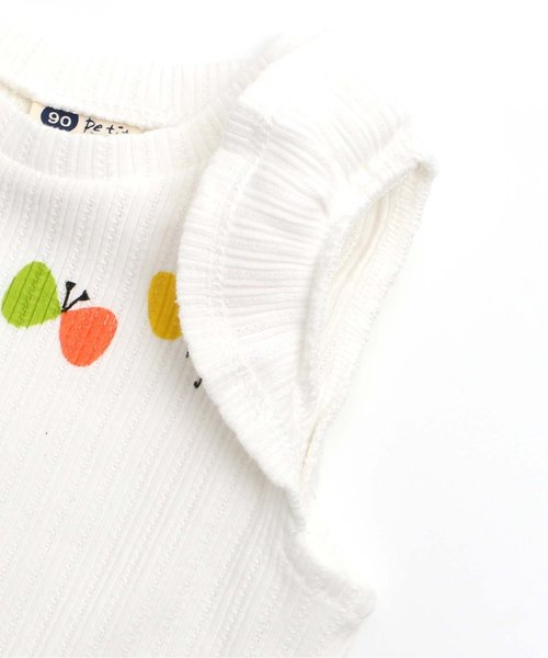 Petit jam（プチジャム）の「タンクトップとストライプのキャミソールセット（タンクトップ・キッズ・イエロー/ブルー・90/100/110/120/80/130/95/70）」の14枚目の写真