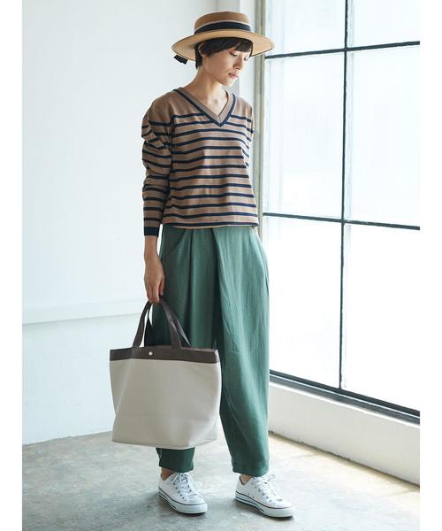 AMERICAN HOLIC(アメリカンホリック)の「・ラップ風パンツ *(その他パンツ・レディース・グリーン/その他8/チェック/ネイビー/キャメル・M/L)」の17枚目の写真