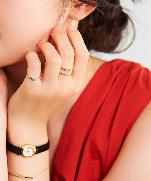 JUPITER（ジュピター）の「【WEB限定】chevronリング(ピンキー)（リング・レディース・ゴールド・#5/#3/#1）」の3枚目の写真