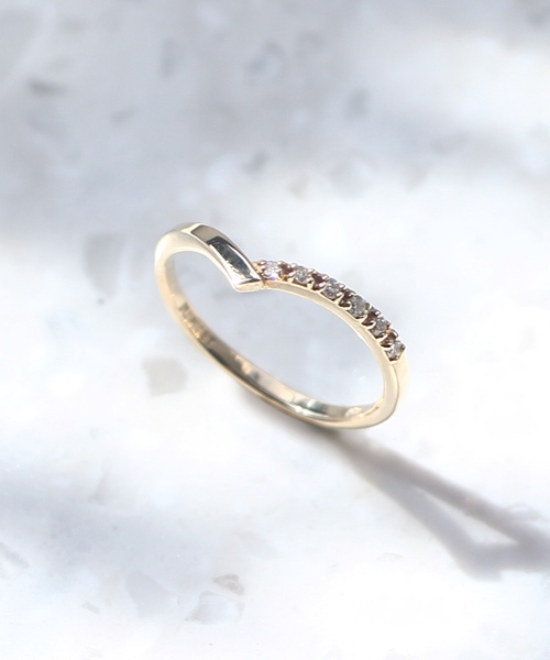 JUPITER（ジュピター）の「【WEB限定】chevronリング(ピンキー)（リング・レディース・ゴールド・#5/#3/#1）」の9枚目の写真