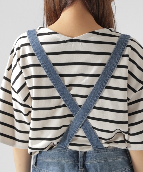 BAYFLOW（ベイフロー）の「デニムサロペット（サロペット/オーバーオール・レディース・ブラック/インディゴブルー・SMALL/MEDIUM）」の11枚目の写真