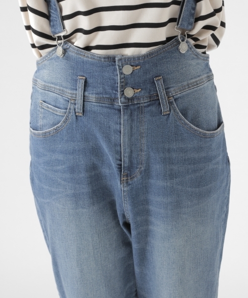 BAYFLOW（ベイフロー）の「デニムサロペット（サロペット/オーバーオール・レディース・ブラック/インディゴブルー・SMALL/MEDIUM）」の12枚目の写真