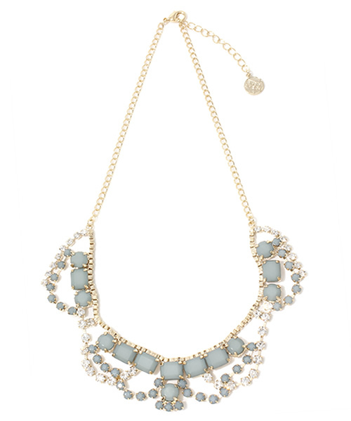 BEAUTY&YOUTH UNITED ARROWS(ビューティーアンドユースユナイテッドアローズ)の「BYSF パステルビジュー ショートネックレス(ネックレス・レディース・ライトピンク/ライム・フリー)」の1枚目の写真