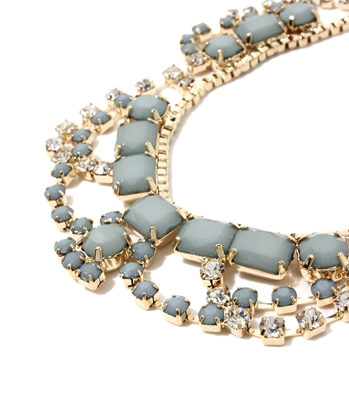 BEAUTY&YOUTH UNITED ARROWS(ビューティーアンドユースユナイテッドアローズ)の「BYSF パステルビジュー ショートネックレス(ネックレス・レディース・ライトピンク/ライム・フリー)」の4枚目の写真