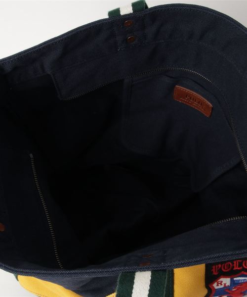 POLO RALPH LAUREN（ポロ ラルフ ローレン）の「ラグビー キャンバス トート（トートバッグ・メンズ・ネイビー・ONE SIZE）」の9枚目の写真