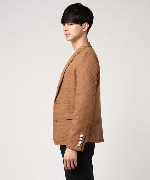 Burner（バーナー）の「【K・U・I】カルゼJKT（テーラードジャケット・メンズ・グレー/キャメル/ネイビー・L/M）」の6枚目の写真