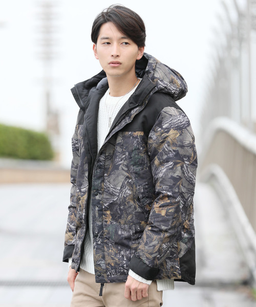 TopIsm(トップイズム)の「タスランパディングパーカー中綿 マウンテンパーカー(マウンテンパーカー・メンズ・ホワイト/ブラック/ベージュ/レッド/イエロー/カーキ/カモフラージュ/リアルツリーカモ・LL/M/L)」の8枚目の写真