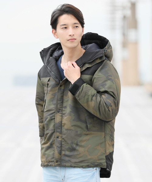 TopIsm(トップイズム)の「タスランパディングパーカー中綿 マウンテンパーカー(マウンテンパーカー・メンズ・ホワイト/ブラック/ベージュ/レッド/イエロー/カーキ/カモフラージュ/リアルツリーカモ・LL/M/L)」の7枚目の写真