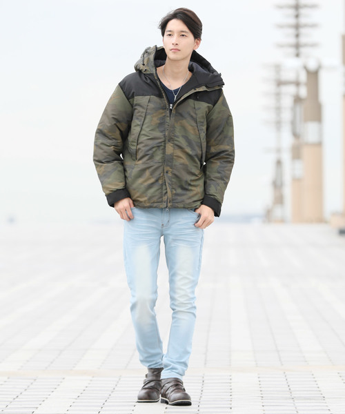 TopIsm(トップイズム)の「タスランパディングパーカー中綿 マウンテンパーカー(マウンテンパーカー・メンズ・ホワイト/ブラック/ベージュ/レッド/イエロー/カーキ/カモフラージュ/リアルツリーカモ・LL/M/L)」の18枚目の写真
