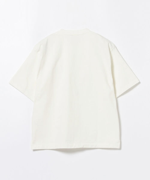 BEAMS T（ビームスティー）の「AURALEE / Stand Up Tee（Tシャツ/カットソー・メンズ・ホワイト/ブラック/ベージュ/パープル・4/3/5）」の8枚目の写真