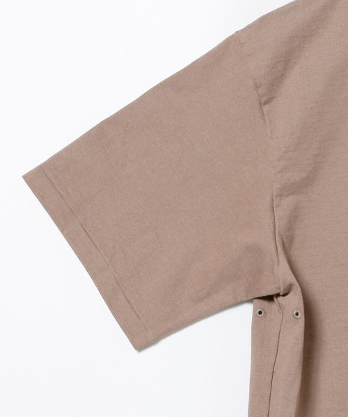 BEAMS T（ビームスティー）の「AURALEE / Stand Up Tee（Tシャツ/カットソー・メンズ・ホワイト/ブラック/ベージュ/パープル・4/3/5）」の15枚目の写真