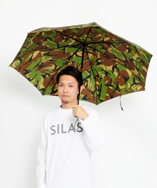 SILAS（サイラス）の「SILAS Snugpak FOLDING UMBRELLA（折りたたみ傘・メンズ・カモフラージュ・ONE SIZE）」の5枚目の写真