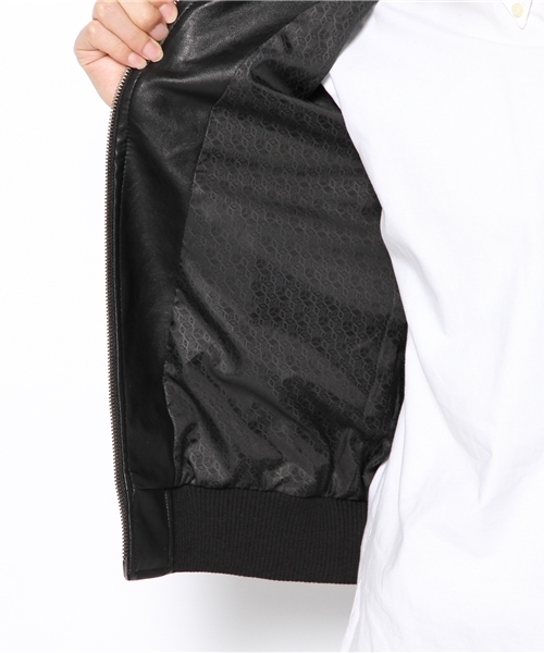 CIAOPANIC（チャオパニック）の「【TOOL FOR Ciaopanic】フェイクレザーZIPJKT（ブルゾン・メンズ・ブラック・MEDIUM/LARGE/SMALL）」の10枚目の写真