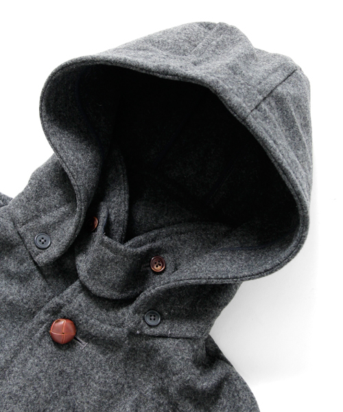 URBAN RESEARCH DOORS MENS（アーバンリサーチ ドアーズ メンズ）の「FORK&SPOON メルトンフードショールコート（その他アウター・メンズ・トップグレー/ネイビー/マスタード/レッド・38/40）」の8枚目の写真