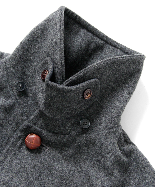 URBAN RESEARCH DOORS MENS（アーバンリサーチ ドアーズ メンズ）の「FORK&SPOON メルトンフードショールコート（その他アウター・メンズ・トップグレー/ネイビー/マスタード/レッド・38/40）」の13枚目の写真