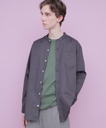 EMMA CLOTHES(�G�}�N���[�Y)��LINEN×COTTON�I�[�o�[�T�C�Y�X�g���b�`�o���h�J���[�V���c(�V���c/�u���E�X)