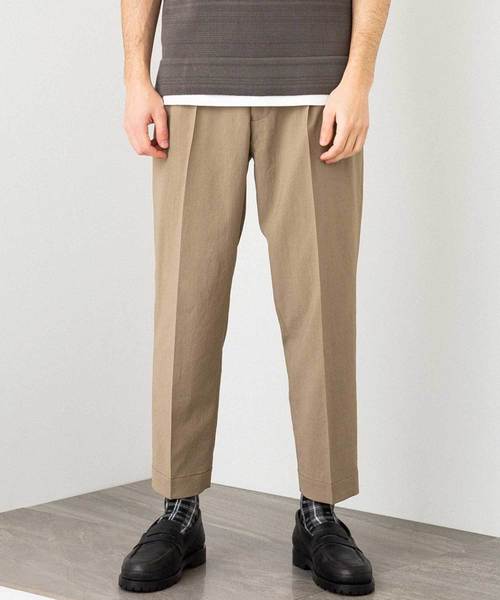 UNITED TOKYO（ユナイテッドトウキョウ）の「リネンライクアンクルテーパードスラックス（スラックス・メンズ・ベージュ/グレー/ブラック・1/2/3）」の6枚目の写真