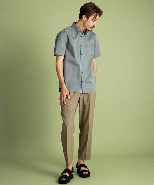 UNITED TOKYO（ユナイテッドトウキョウ）の「リネンライクアンクルテーパードスラックス（スラックス・メンズ・ベージュ/グレー/ブラック・1/2/3）」の4枚目の写真