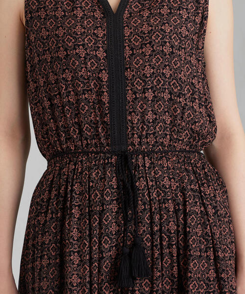 green label relaxing(グリーンレーベルリラクシング)の「CFC INDIA パネル プリント ワンピース(ワンピース・レディース・ダークグリーン/マスタード/ブラック・FREE)」の10枚目の写真