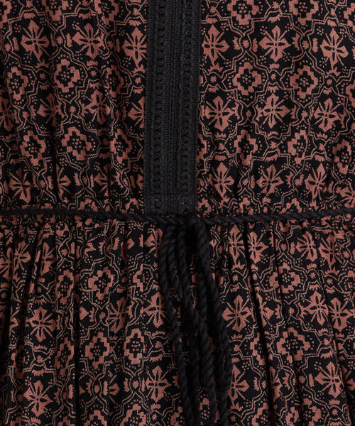 green label relaxing(グリーンレーベルリラクシング)の「CFC INDIA パネル プリント ワンピース(ワンピース・レディース・ダークグリーン/マスタード/ブラック・FREE)」の12枚目の写真