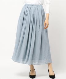 AMERICAN HOLIC | シフォンギャザーロングスカート(スカート)