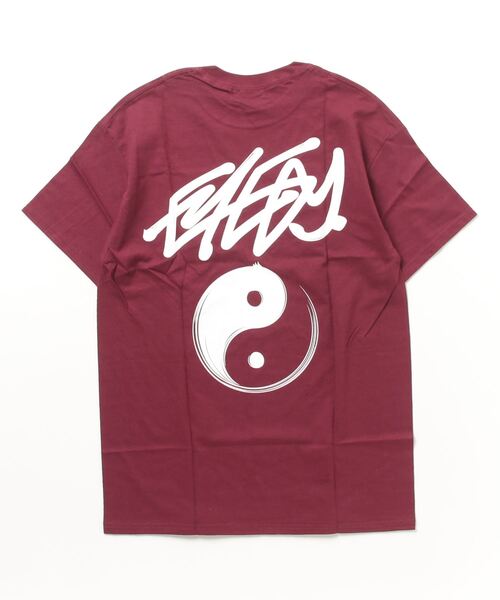 Port(ポート)の「【 eyedy / アイディー 】YIN-YANG プリント Tシャツ(Tシャツ/カットソー・メンズ・マルーン/グレー・XXL/M/XL/L)」の7枚目の写真