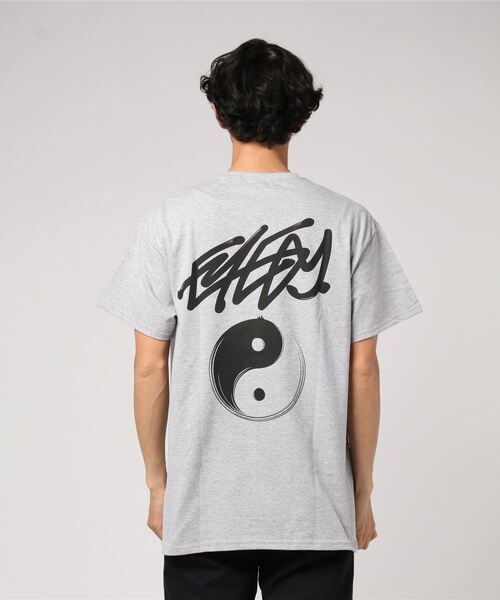 Port(ポート)の「【 eyedy / アイディー 】YIN-YANG プリント Tシャツ(Tシャツ/カットソー・メンズ・マルーン/グレー・XXL/M/XL/L)」の5枚目の写真