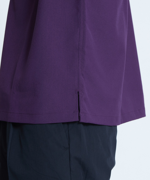 ABAHOUSE GRAY(アバハウスグレイ)の「【展開店舗限定】TRストレッチハーフジップシャツ(シャツ/ブラウス・メンズ・ベージュ/パープル/ネイビー/グレー/ブラック・46/48)」の15枚目の写真
