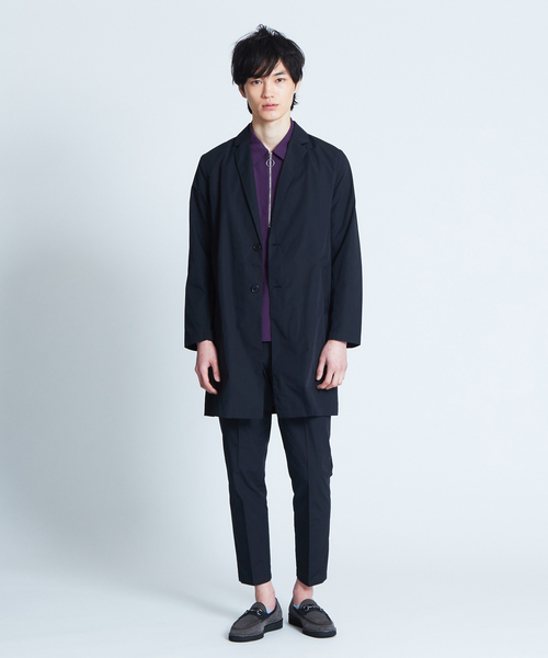 ABAHOUSE GRAY(アバハウスグレイ)の「【展開店舗限定】TRストレッチハーフジップシャツ(シャツ/ブラウス・メンズ・ベージュ/パープル/ネイビー/グレー/ブラック・46/48)」の12枚目の写真