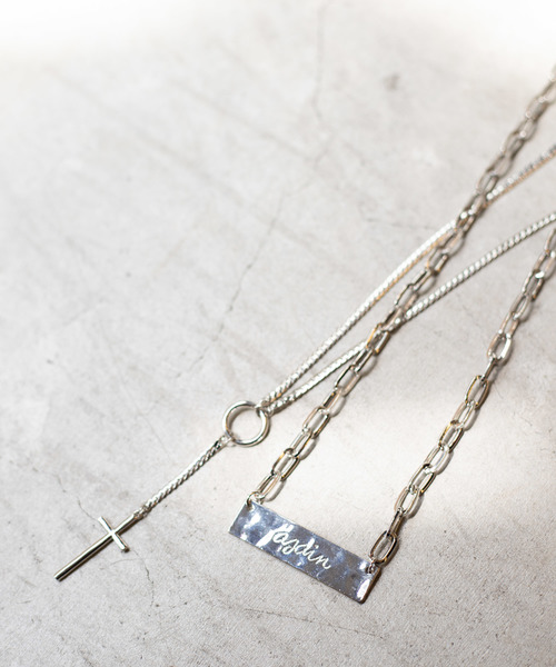 WEGO(ウィゴー)の「WEGO/Cross SET Necklace(ネックレス・メンズ・シルバー・FREE)」の1枚目の写真