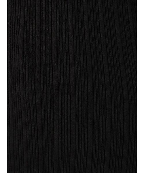 Ungrid（アングリッド）の「ランダムリブバックオープンニット（ニット/セーター・レディース・オフホワイト/ブラック/モカ・FREE）」の9枚目の写真