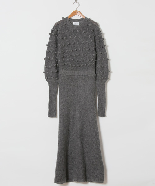HOLIDAY（ホリデイ）の「PON-PON MOHAIR KNIT DRESS ポンポンモヘア  