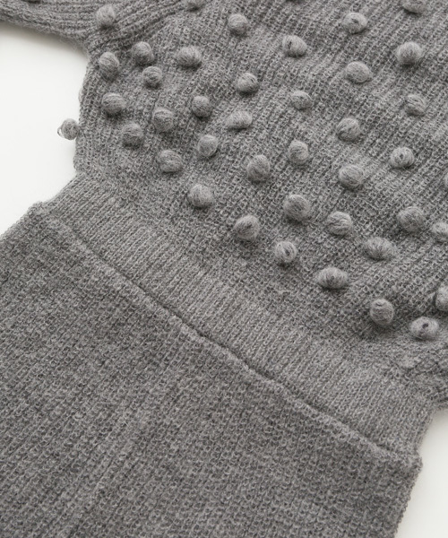 holiday - 【HOLIDAY/ホリデイ】ポンポン　モヘア　ニット HOLIDAY（ホリデイ）の「PON-PON MOHAIR KNIT DRESS ポンポン