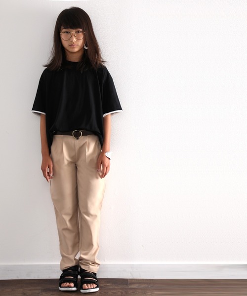 classicalelf(クラシカルエルフ)の「スタンダードワイド・ルーズテーパードタック入りレギュラーパンツ(フルレングス)(スラックス・レディース・ベージュ/ブラック/テラコッタ/ライトベージュ/グリーン/キャメル・SMALL/MEDIUM/LARGE/X-LARGE)」の7枚目の写真