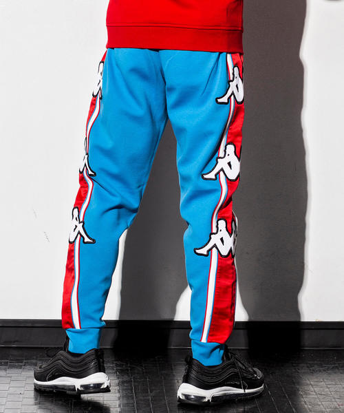 Kappa（カッパ）の「Kappa(カッパ)BANDA OMINI ロゴデザインラインパンツ（スウェットパンツ・メンズ・ブラック/ブルー・L/S/M）」の13枚目の写真