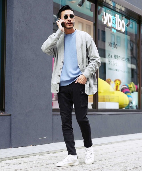 ストレッチ スリム スキニー カーゴパンツ（カーゴパンツ）｜JIGGYS SHOP（ジギーズショップ）