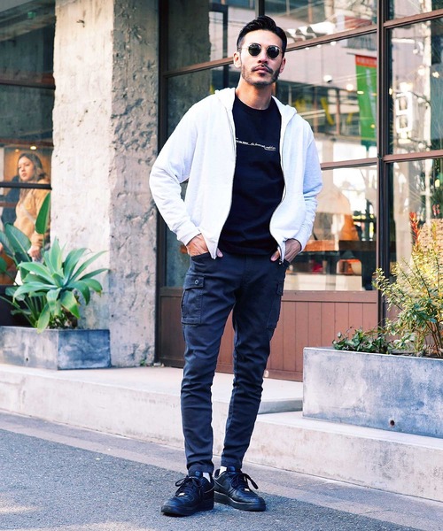 ストレッチ スリム スキニー カーゴパンツ（カーゴパンツ）｜JIGGYS SHOP（ジギーズショップ）