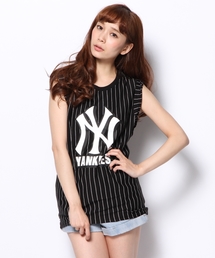 MLB BIG NY STRIPE TEE