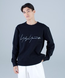 Y-3 MEN�i���C�X���[�����j�́uM DISTRESSED SIGNATURE CREW SWEATSHIRT�i���̑��g�b�v�X�j�v