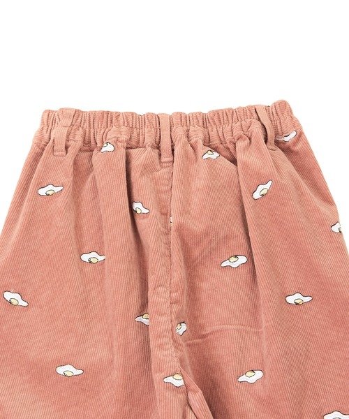 パンツ パンツ目玉焼き刺繍コーデュロイパンツ パンツ Punyus プニュズ のファッション